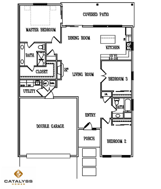 Elm Townhome Floorplan